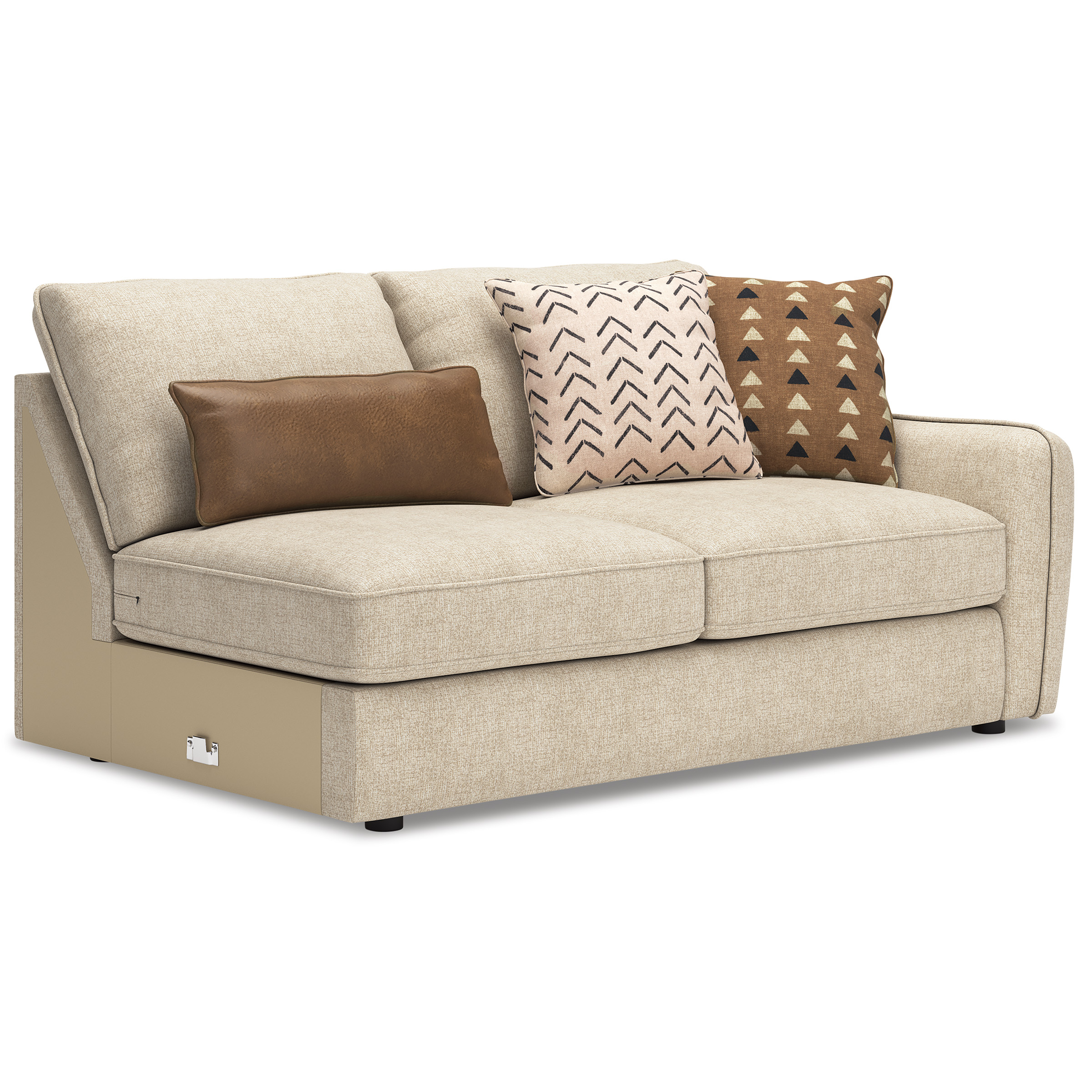 Seyler 4-Piece Fabric L-Shaped Sectional Sofa