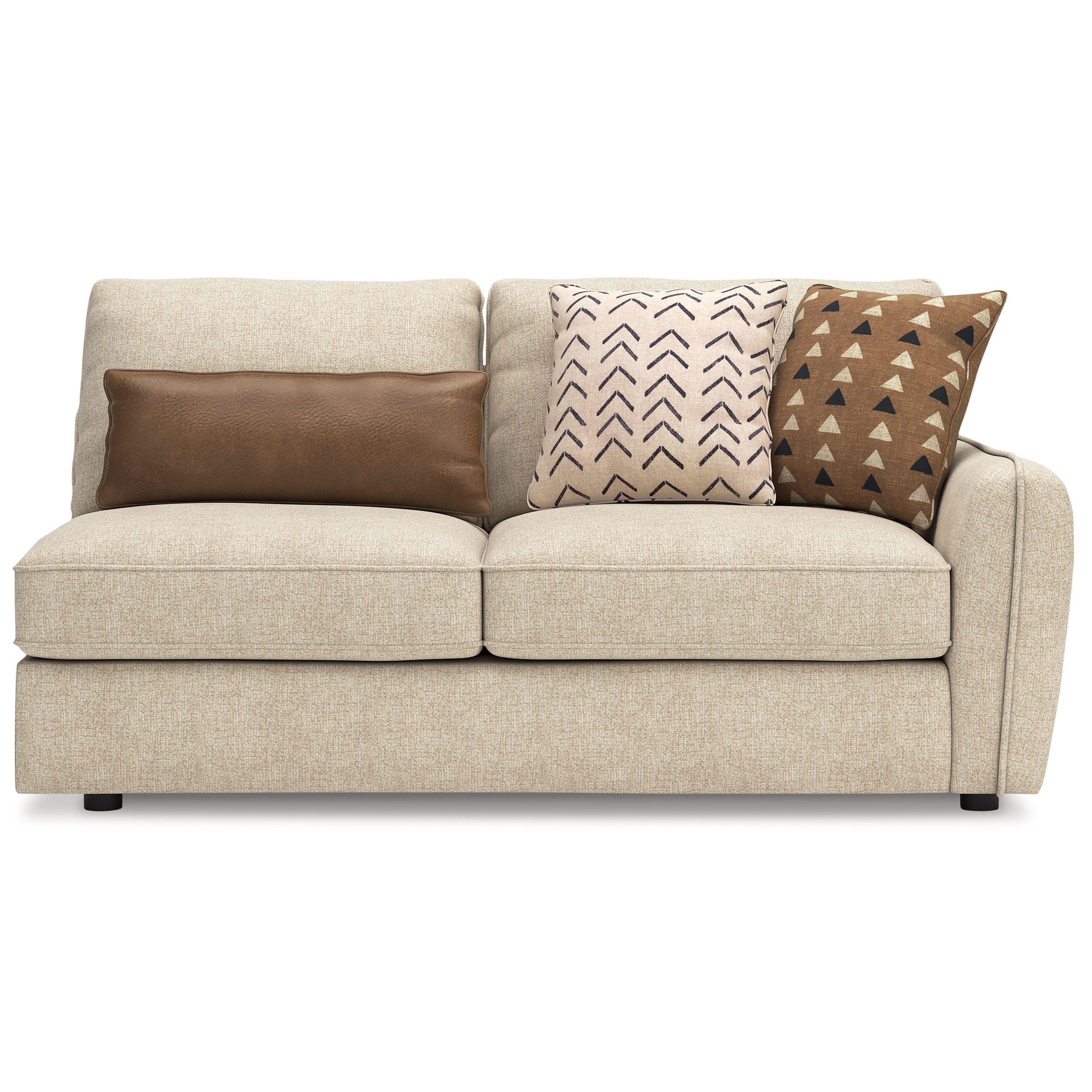 Seyler 4-Piece Fabric L-Shaped Sectional Sofa