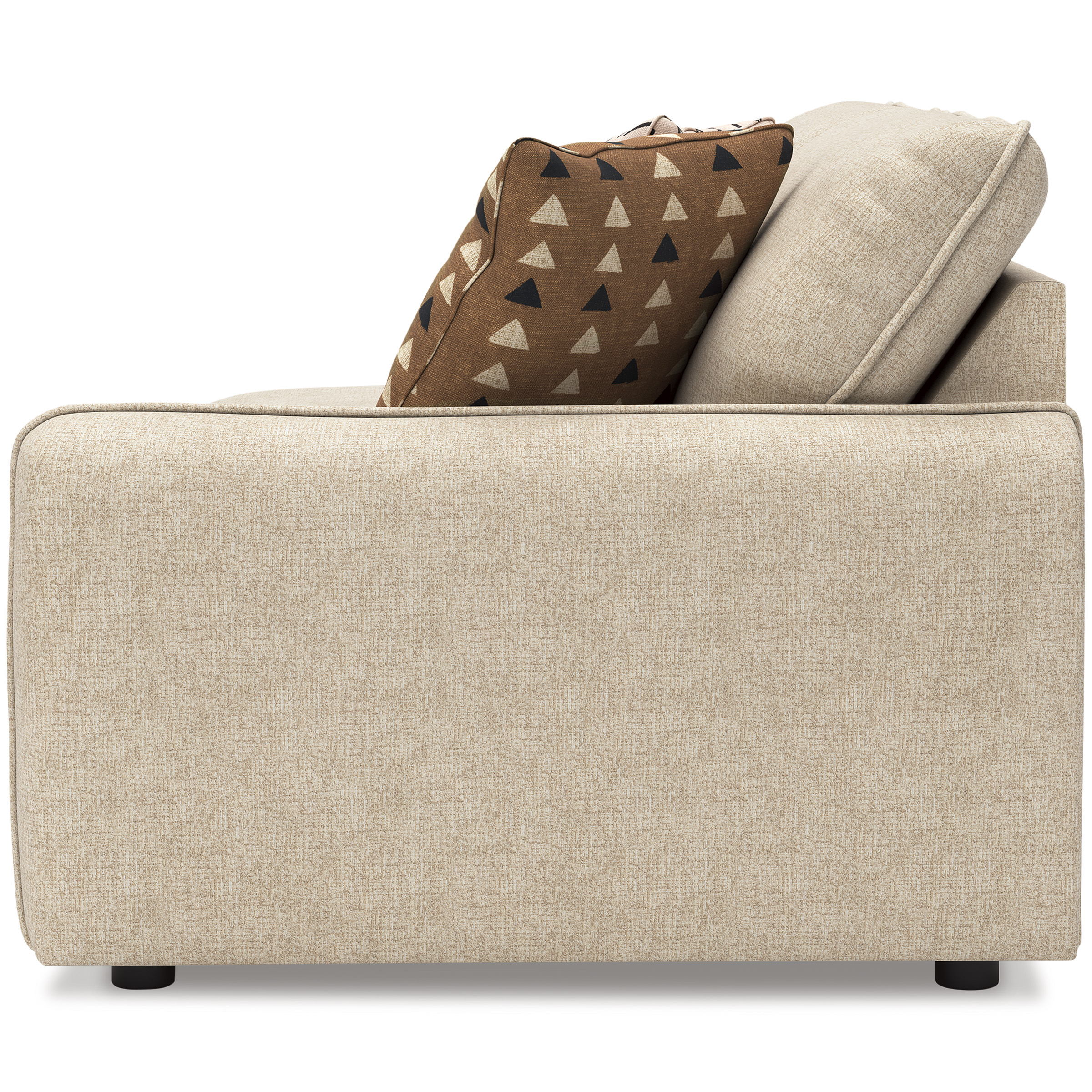 Seyler 4-Piece Fabric L-Shaped Sectional Sofa