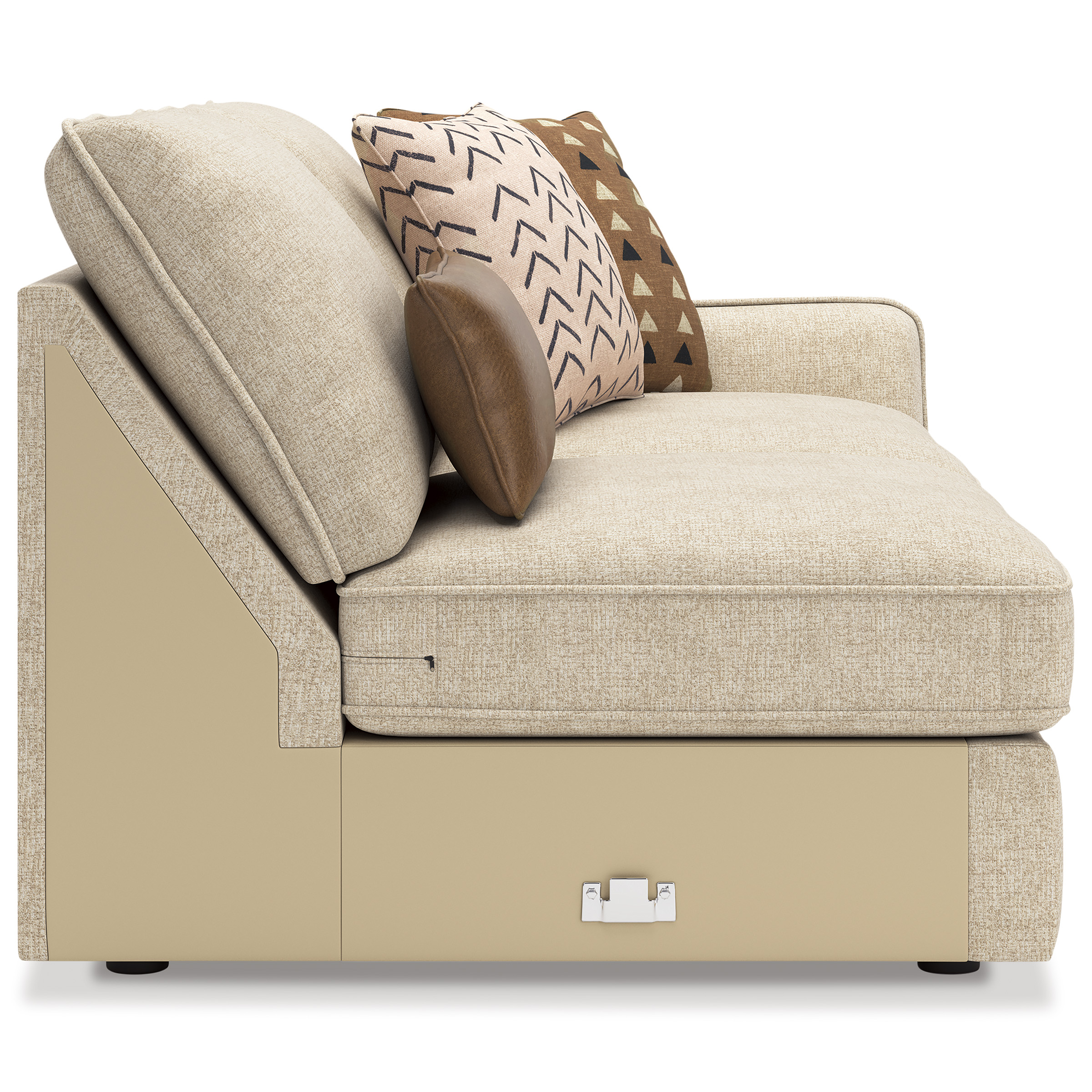 Seyler 4-Piece Fabric L-Shaped Sectional Sofa