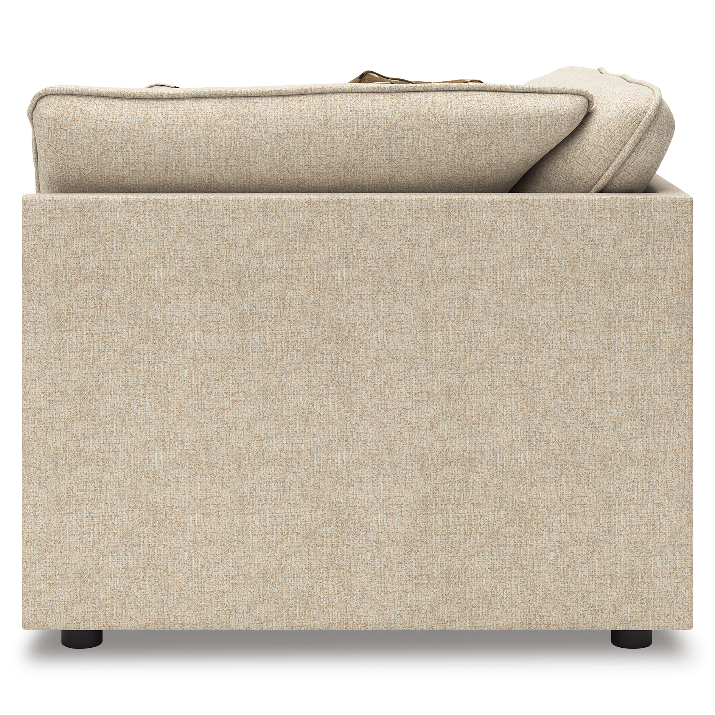 Seyler 4-Piece Fabric L-Shaped Sectional Sofa