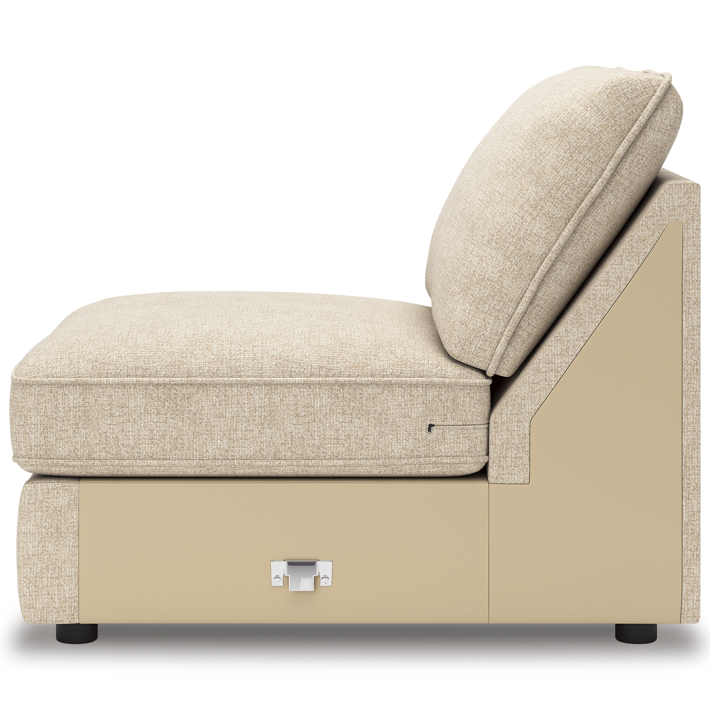Seyler 4-Piece Fabric L-Shaped Sectional Sofa