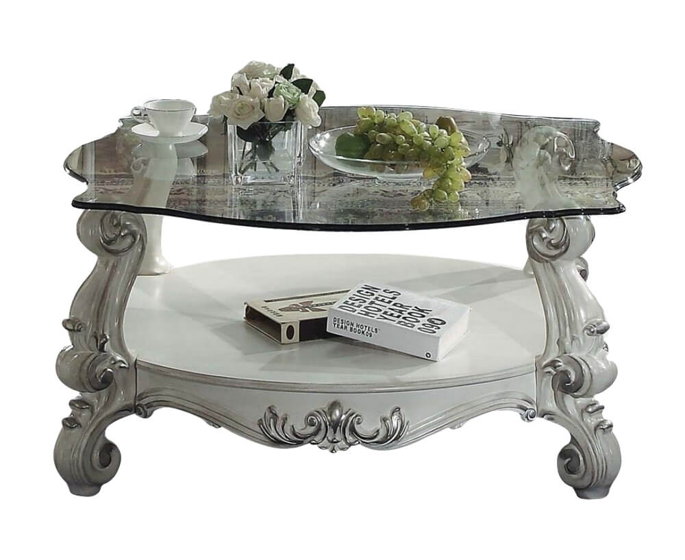 Versailles Oval Velvet Living Room Set