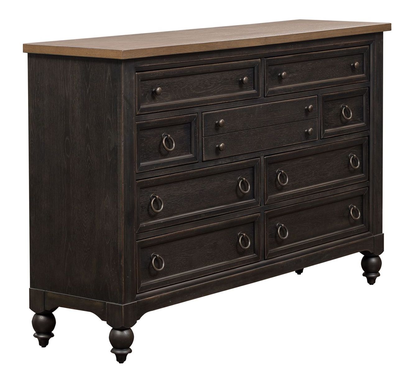 Americana Farmhouse Linen Sleigh Wood Bedroom Set