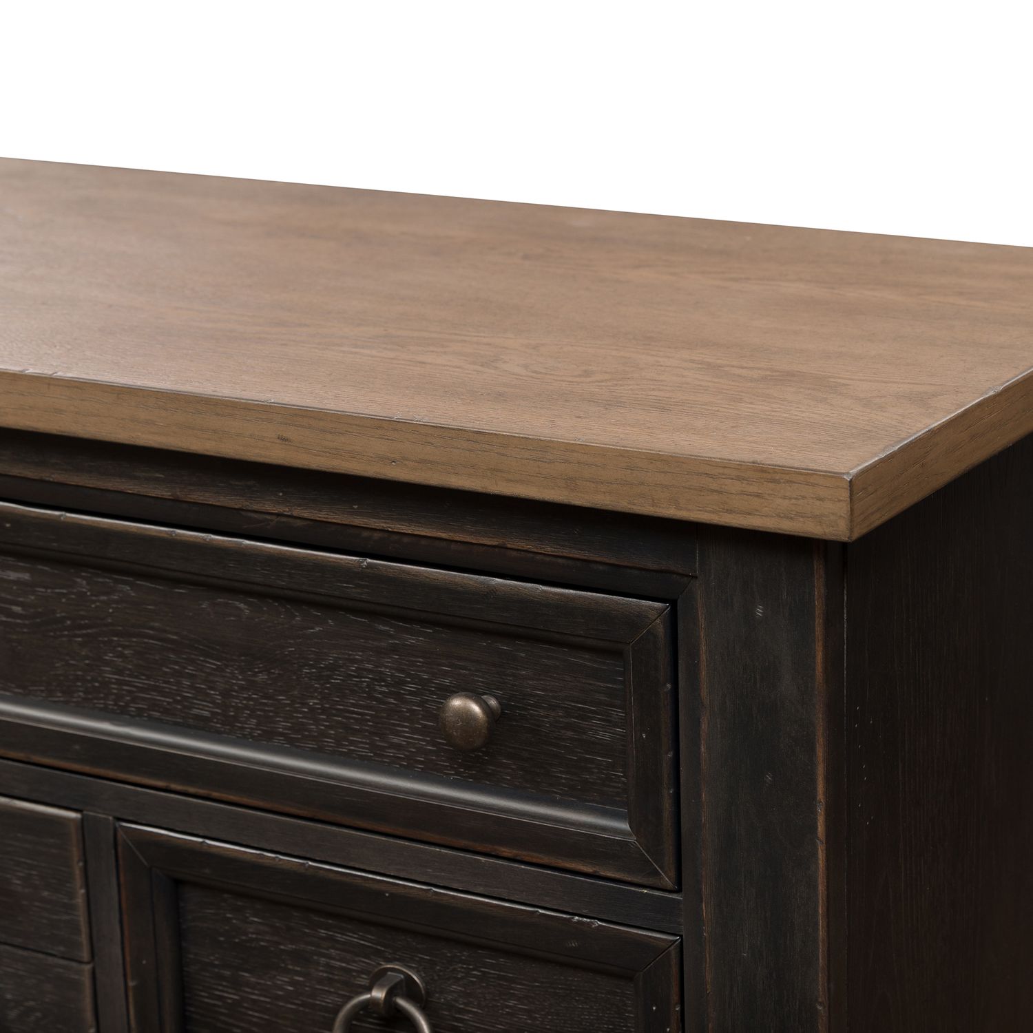 Americana Farmhouse Wood 9-Drawer Dresser