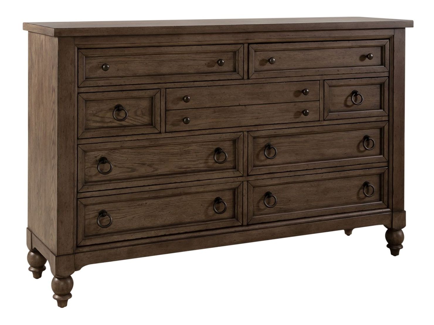 Americana Farmhouse Queen Shelter Platform Bedroom Set