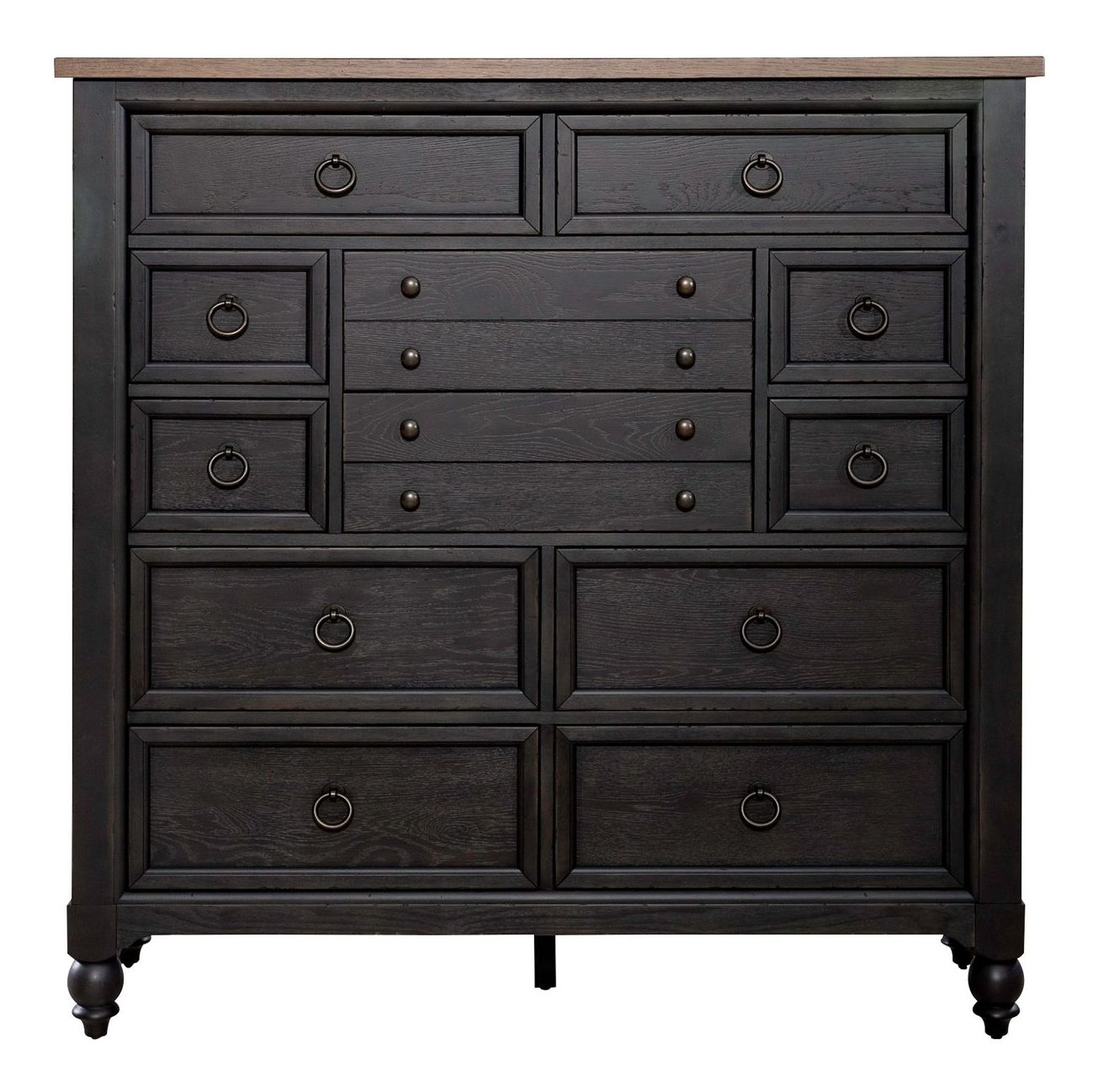 Americana Farmhouse Queen Shelter Platform Bedroom Set