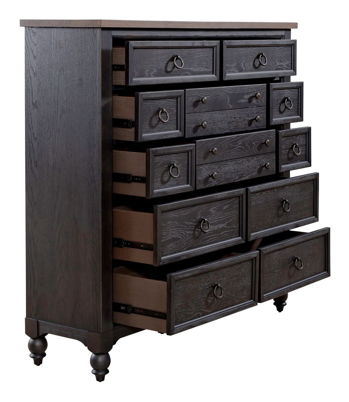 Americana Farmhouse Wood 12-Drawer Chesser