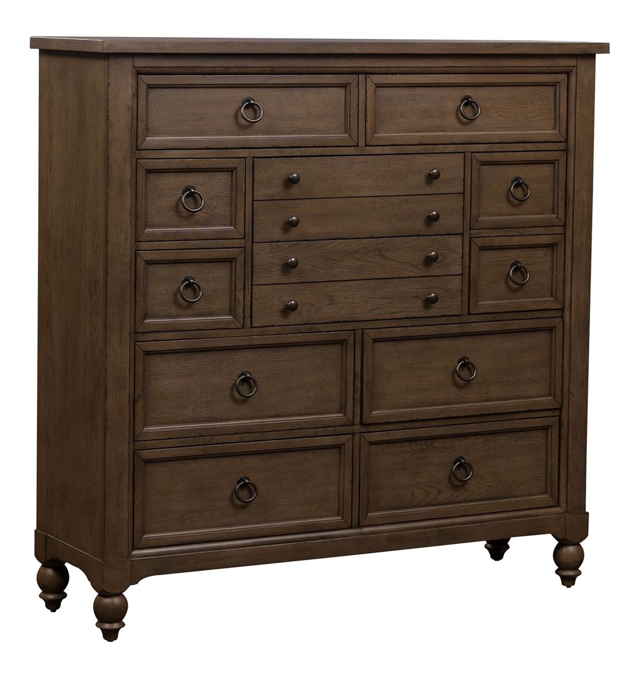 Americana Farmhouse Queen Shelter Platform Bedroom Set