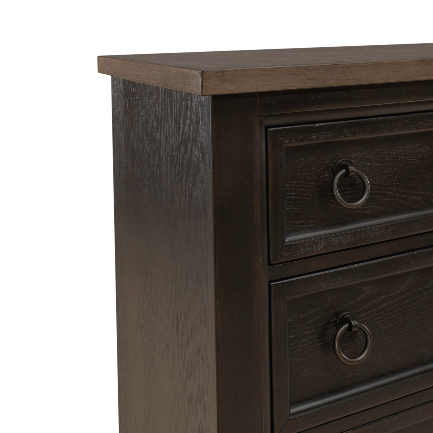 Americana Farmhouse Wood 5-Drawer Chest