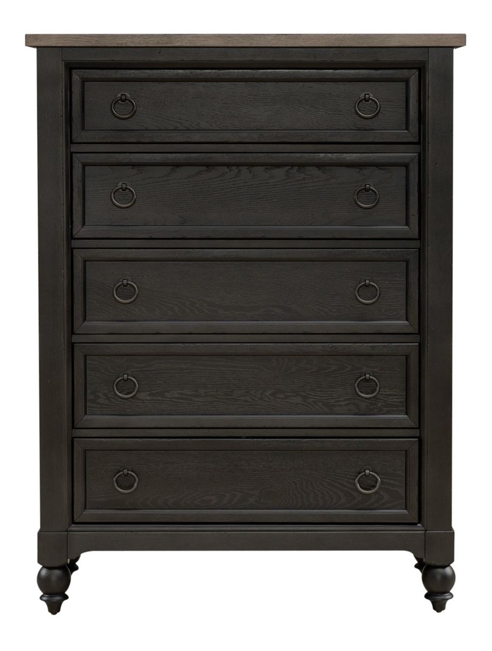 Americana Farmhouse Wood 5-Drawer Chest