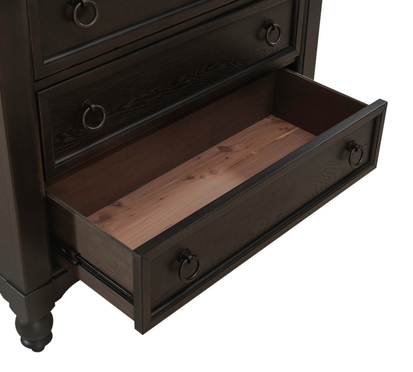 Americana Farmhouse Wood 5-Drawer Chest