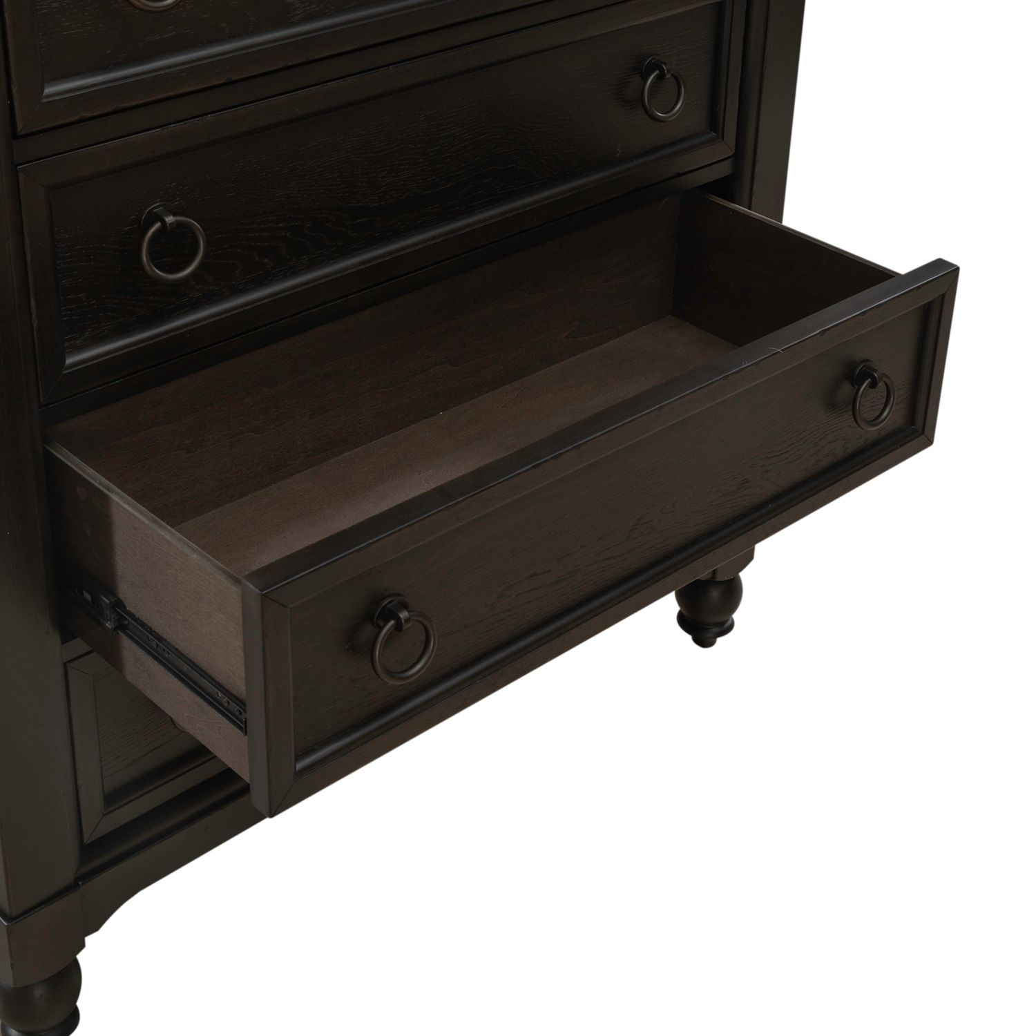 Americana Farmhouse Wood 5-Drawer Chest