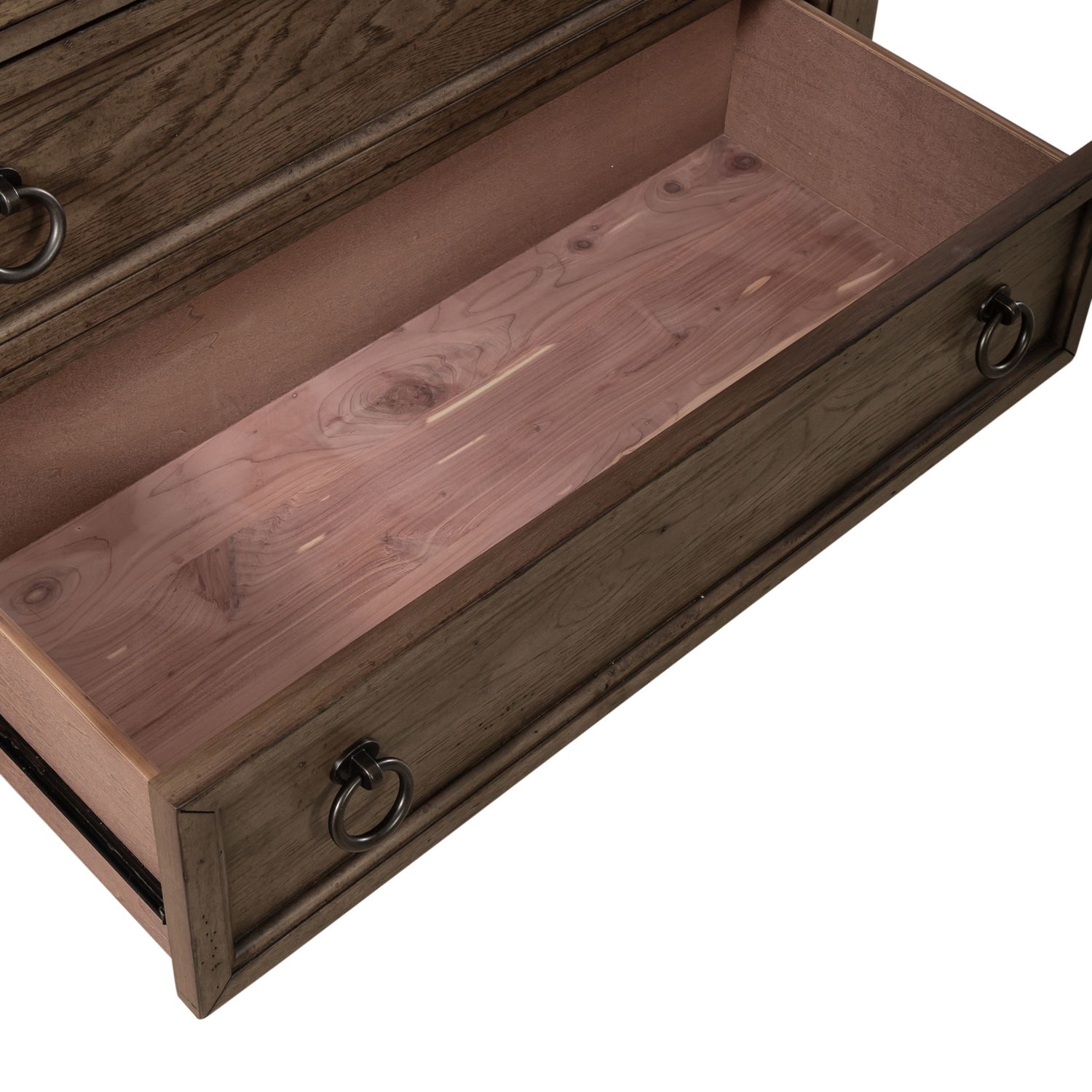 Americana Farmhouse Wood 5-Drawer Chest | Liberty Furniture