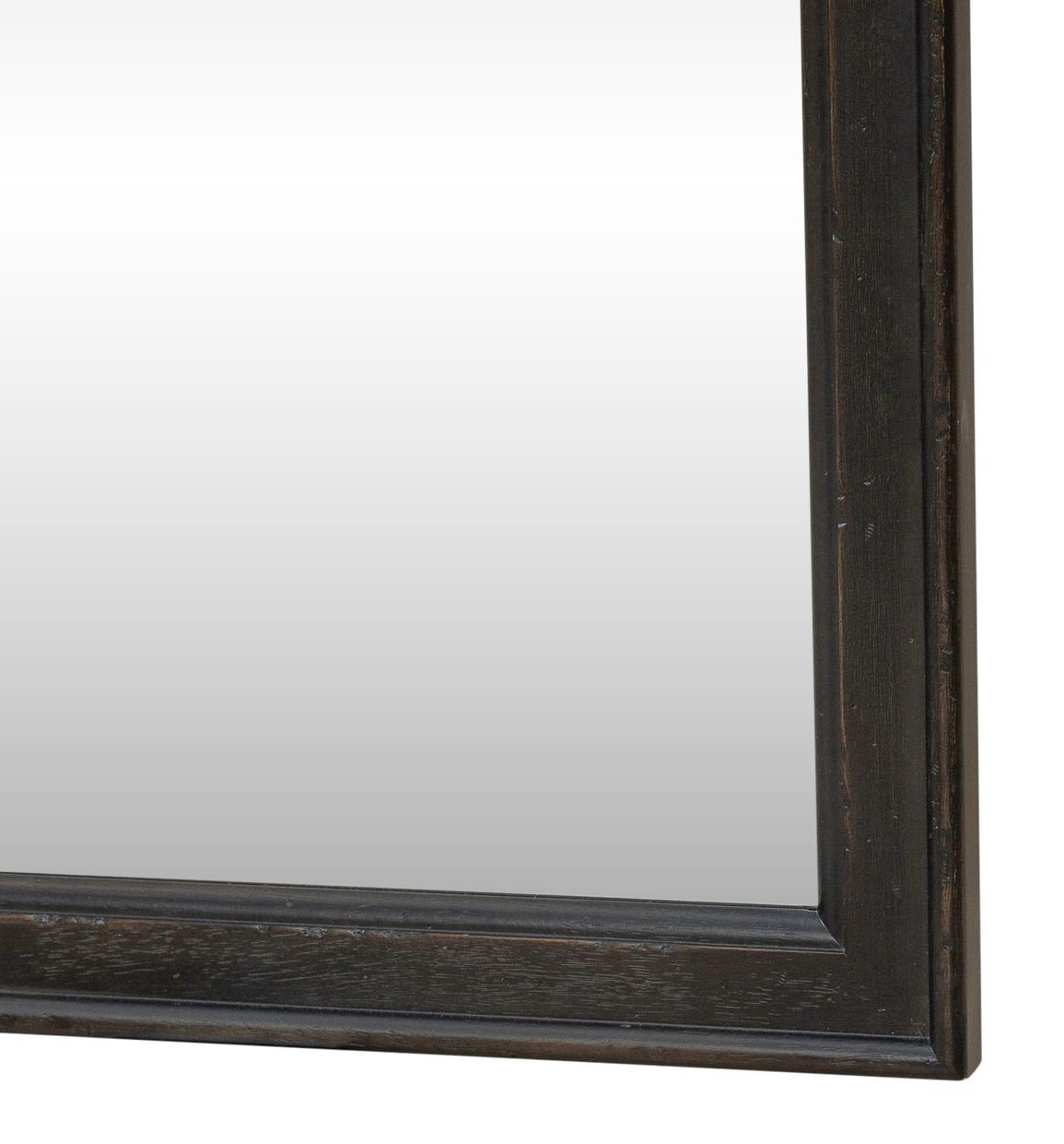 Americana Farmhouse Rectangular Wood Landscape Mirror