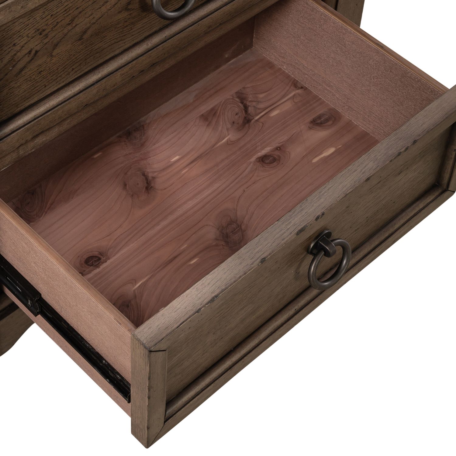 Americana Farmhouse Linen Sleigh Wood Bedroom Set