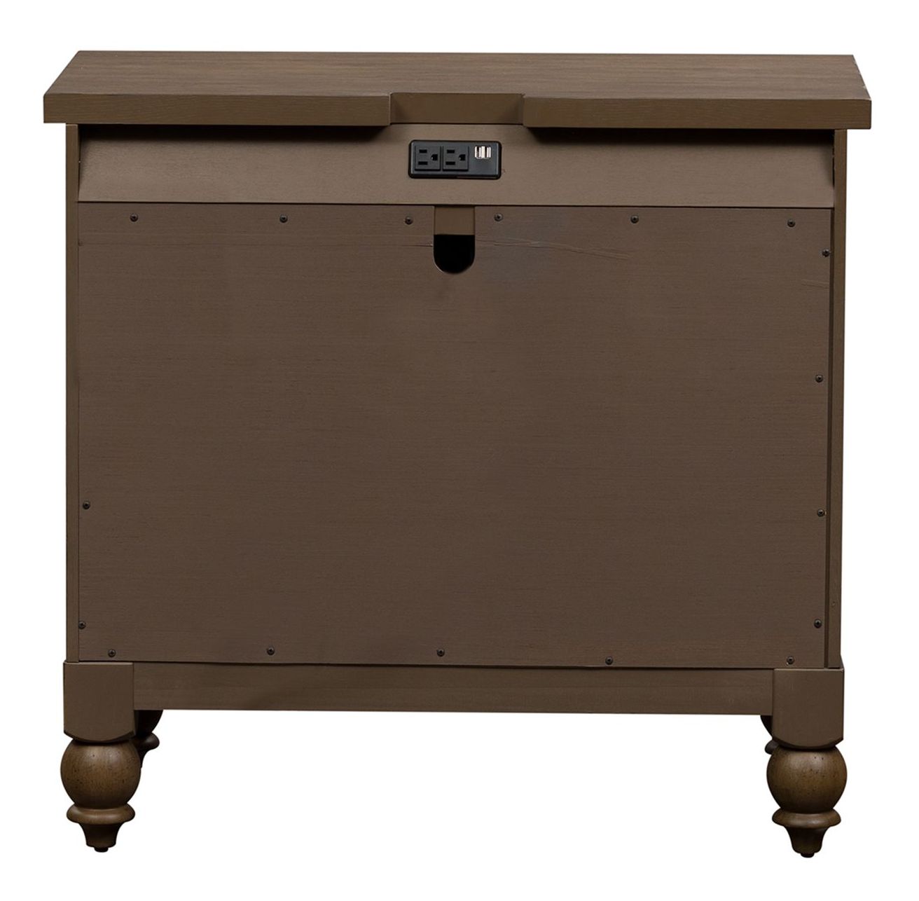 Americana Farmhouse 3-Drawer Bedside Chest with Charging Station