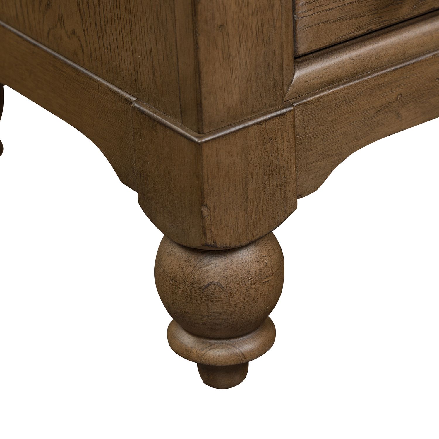 Americana Farmhouse 3-Drawer Bedside Chest with Charging Station