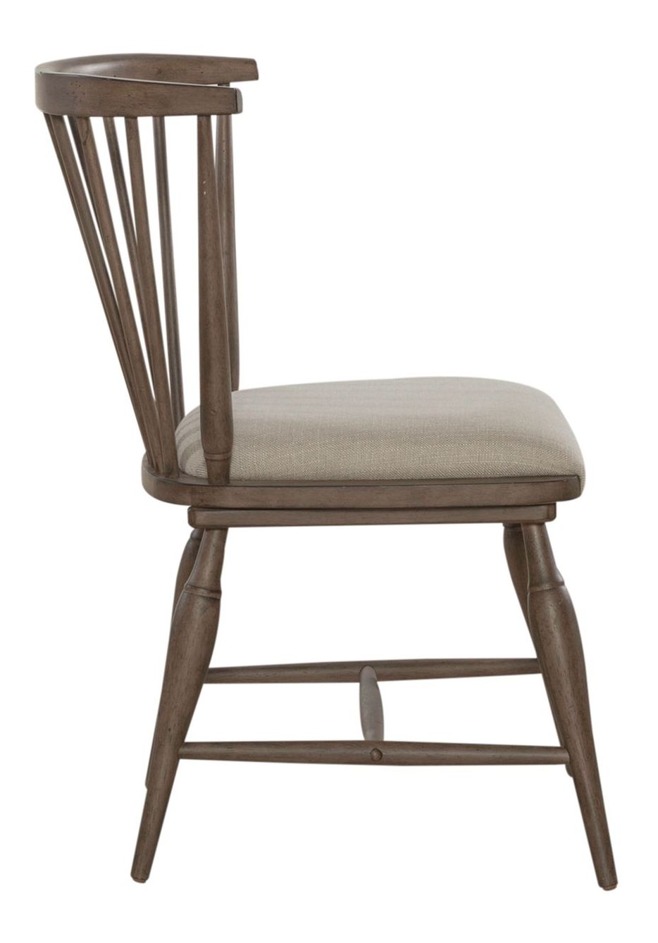 Americana Farmhouse Linen Seat Windsor Chair