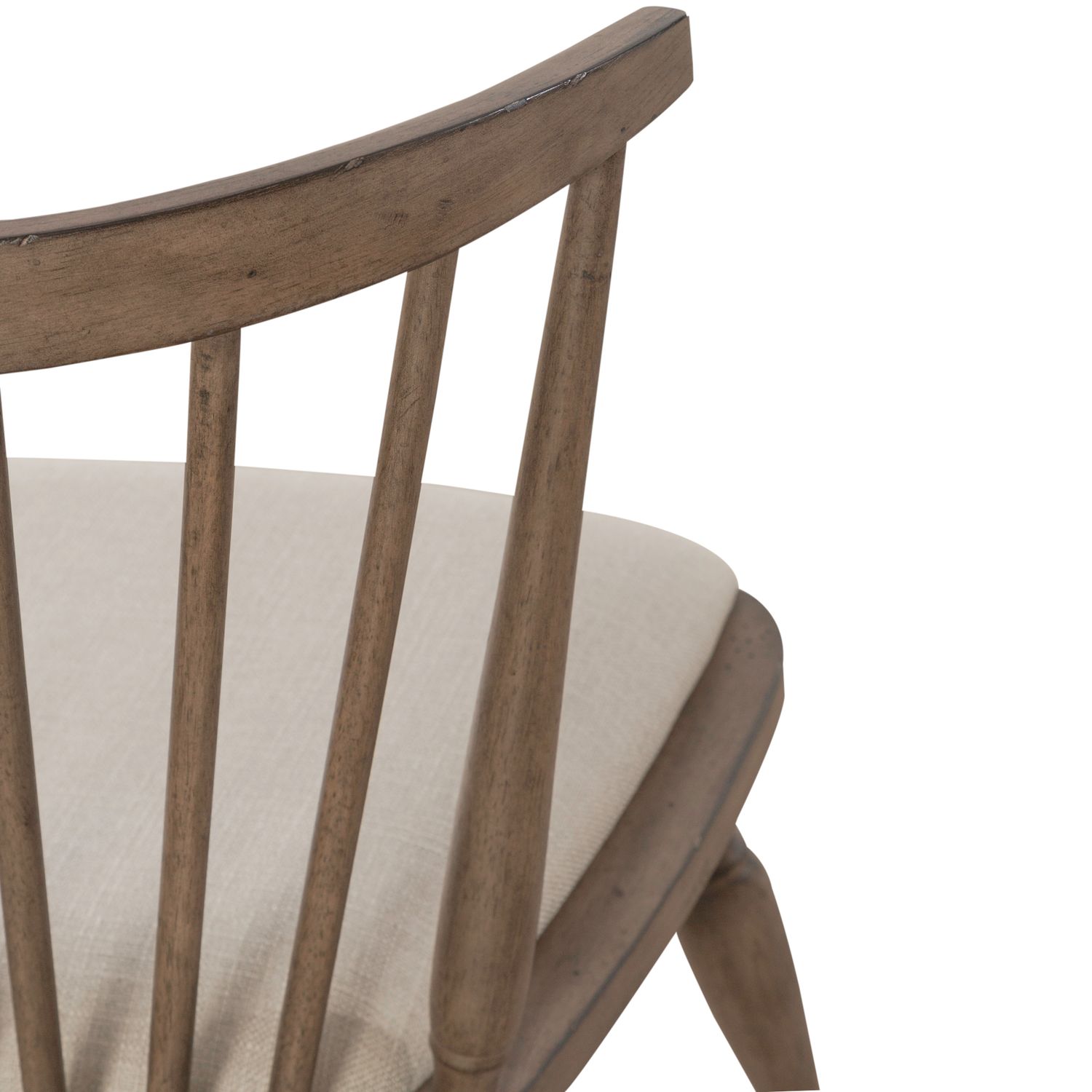 Americana Farmhouse Linen Seat Windsor Chair