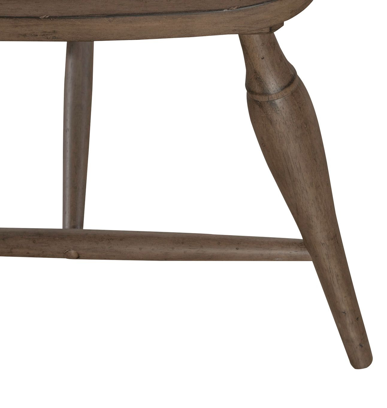 Americana Farmhouse Linen Seat Windsor Chair