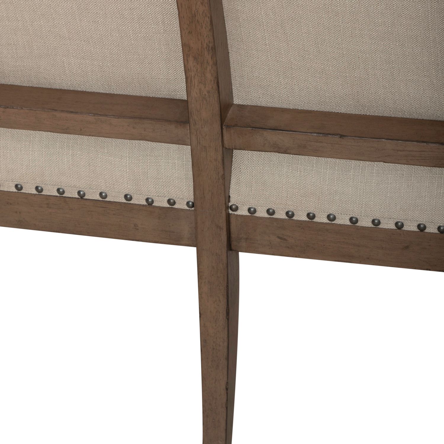 Americana Farmhouse Linen Shelter Dining Bench