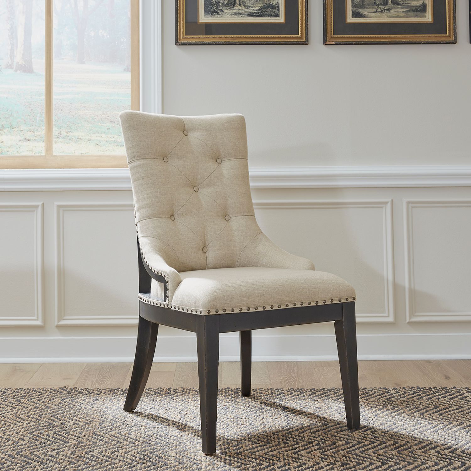 Americana Farmhouse Wood Extendable Dining Set | Dusty Taupe