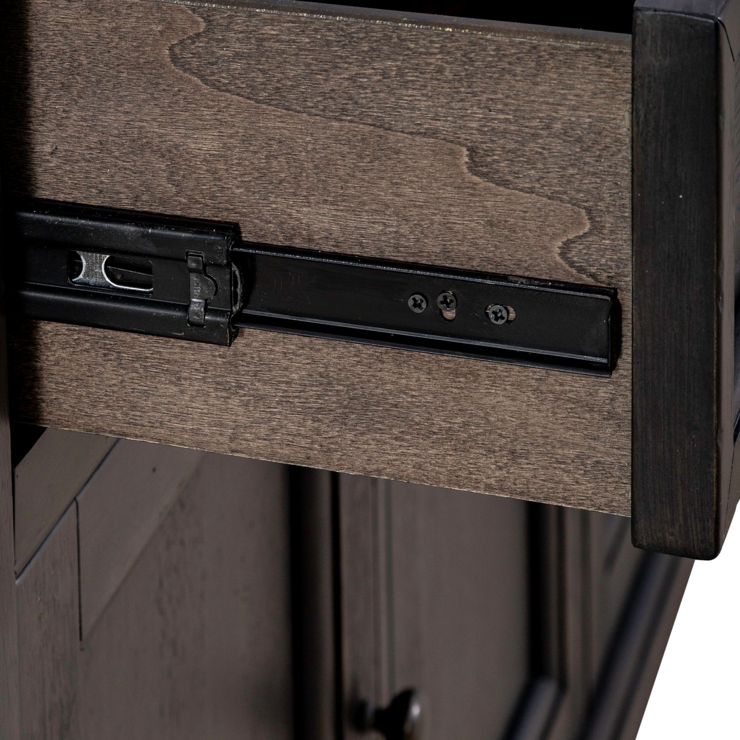 Americana Farmhouse Wood 4-Door 3-Drawer Hall Buffet