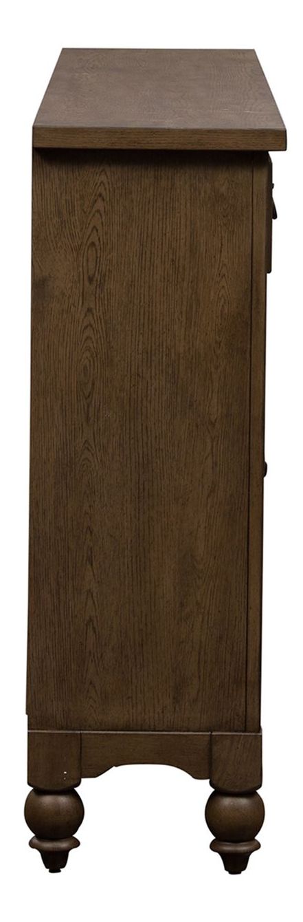 Americana Farmhouse Wood 4-Door Hall Buffet | Liberty Furniture