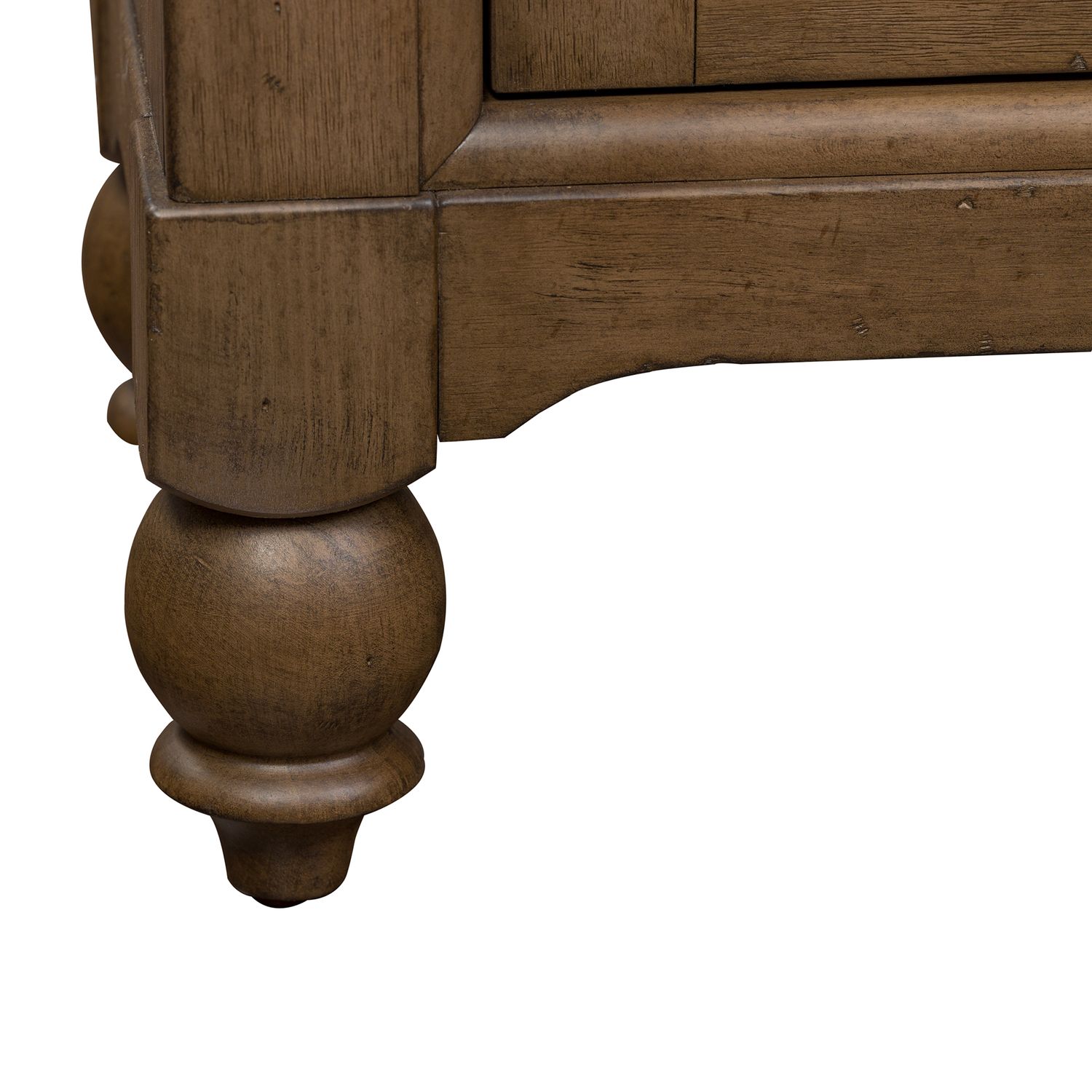 Americana Farmhouse Wood Extendable Dining Set | Dusty Taupe