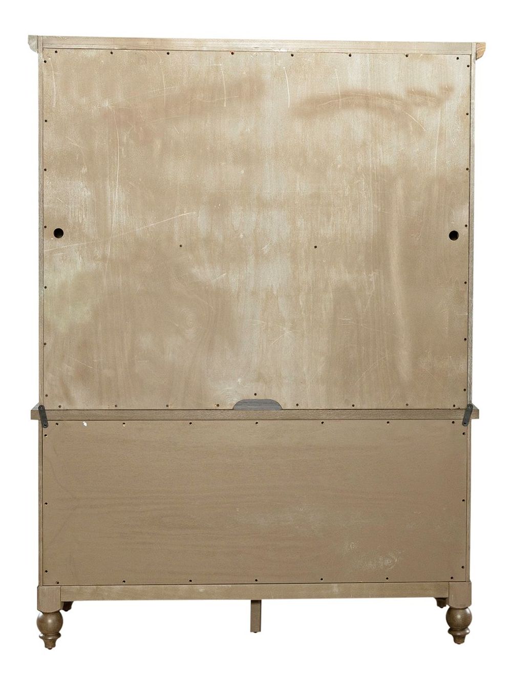 Americana Farmhouse Wood 5-Drawer Credenza & Hutch