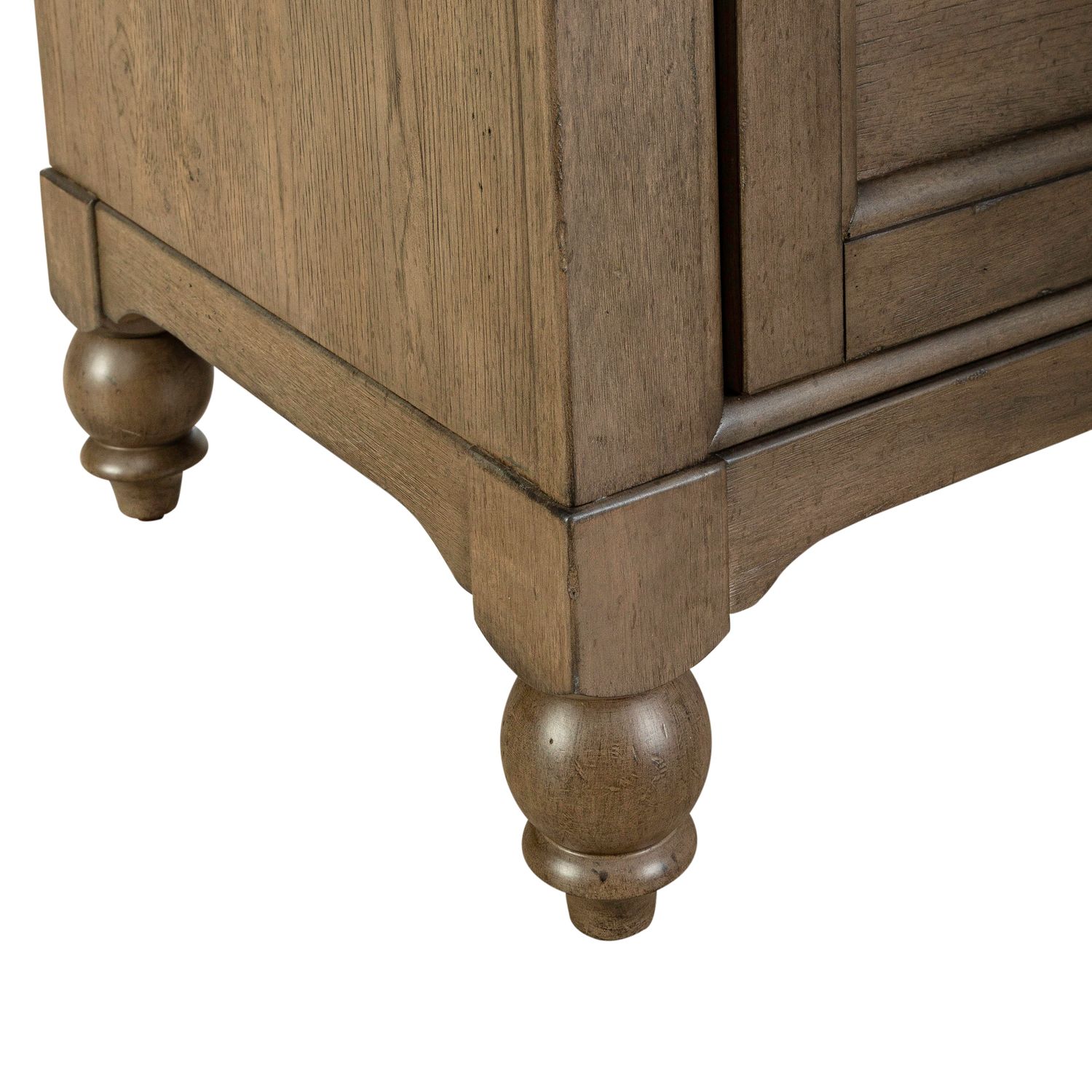 Americana Farmhouse Wood 5-Drawer Credenza