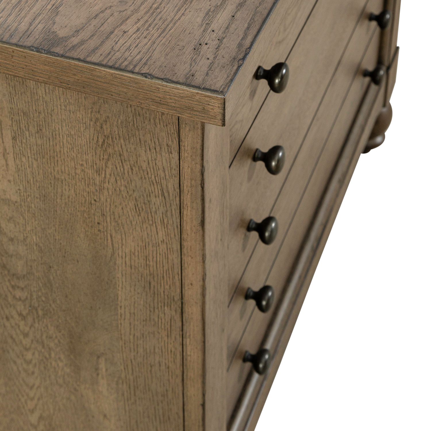 Americana Farmhouse Wood 2-Drawer Lateral File Cabinet