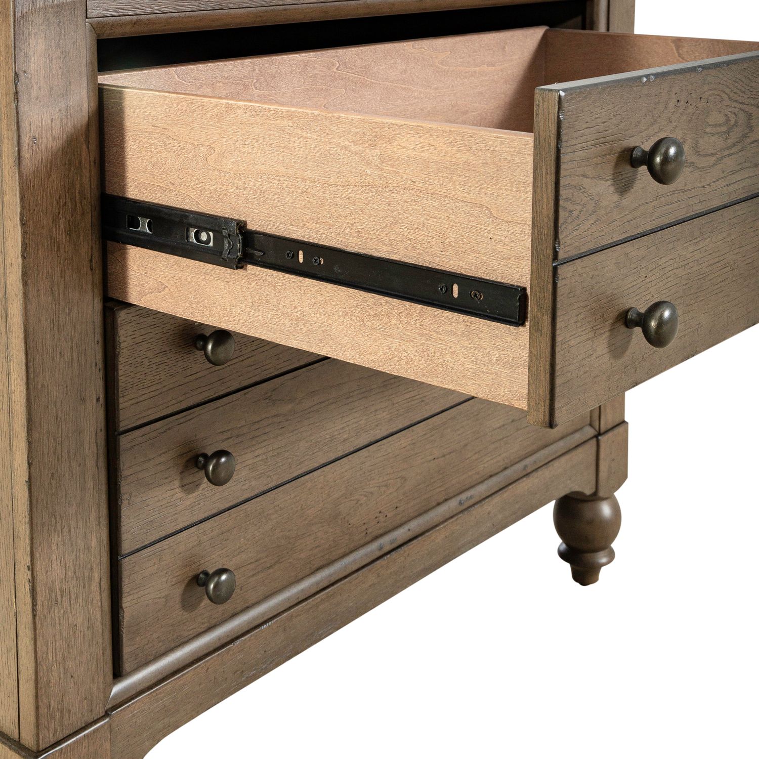Americana Farmhouse Wood 2-Drawer Lateral File Cabinet