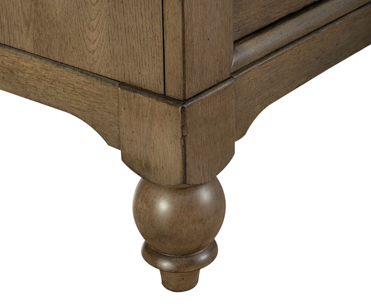 Americana Farmhouse Wood 2-Drawer Lateral File Cabinet