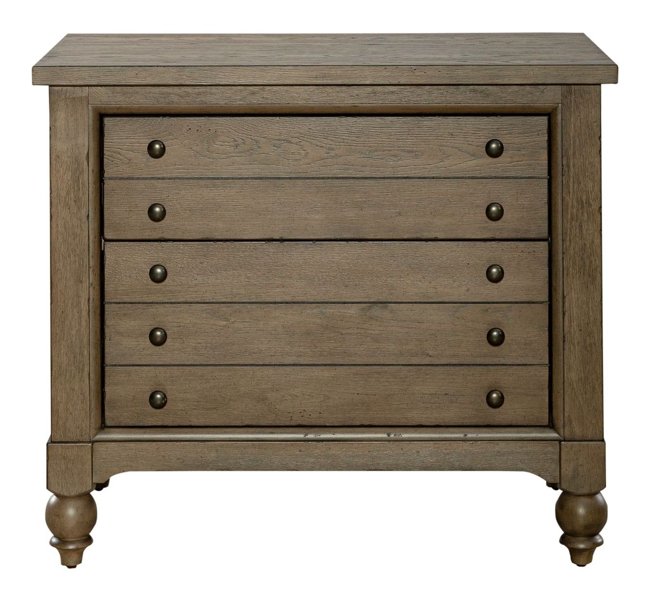 Americana Farmhouse Wood 2-Drawer Lateral File Cabinet