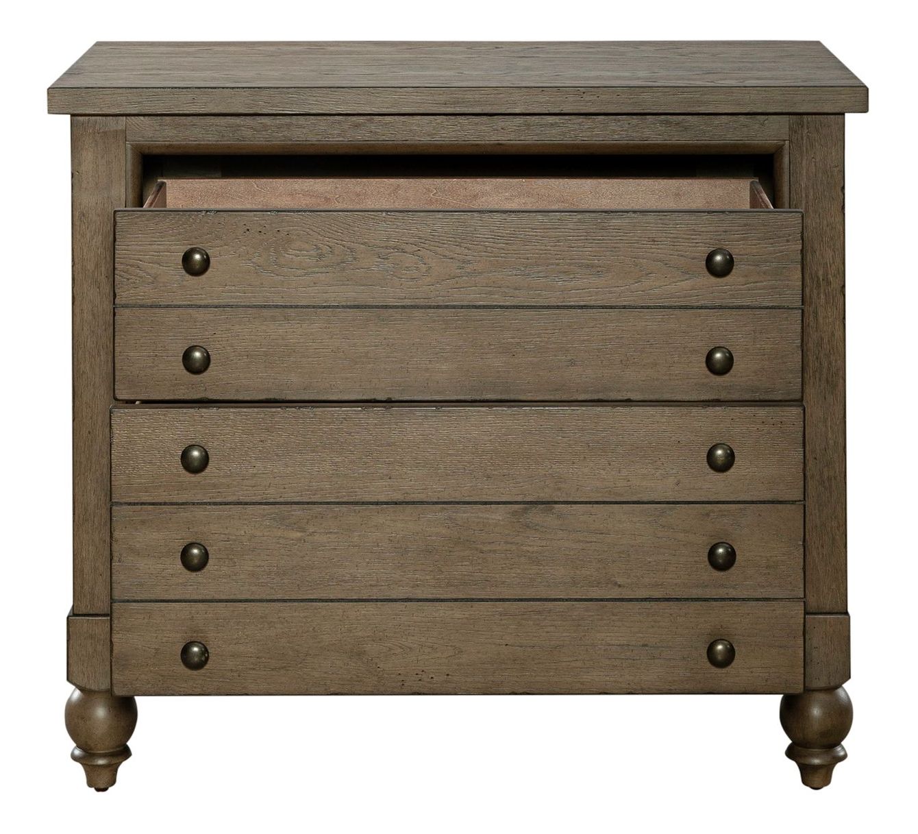 Americana Farmhouse Wood 2-Drawer Lateral File Cabinet