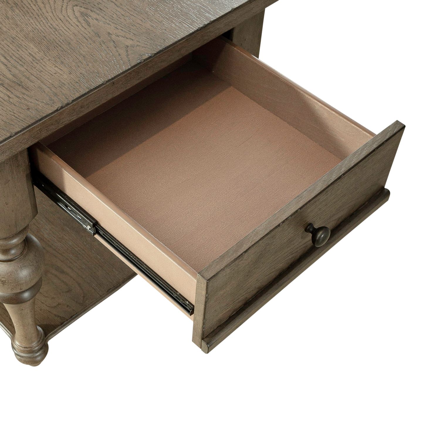 Americana Farmhouse Wood Cocktail Table Set with Shelf
