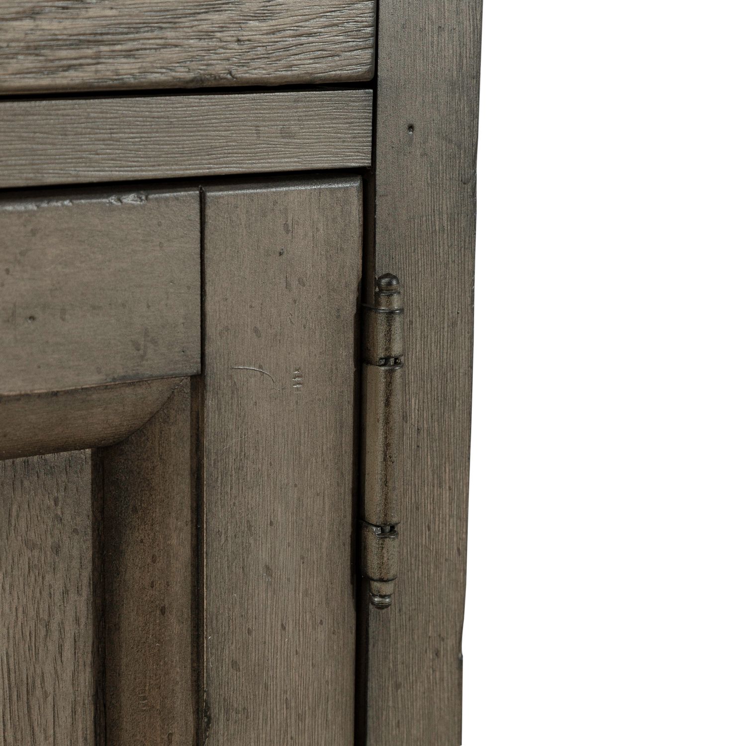 Americana Farmhouse Wood Cocktail Table Set with Shelf