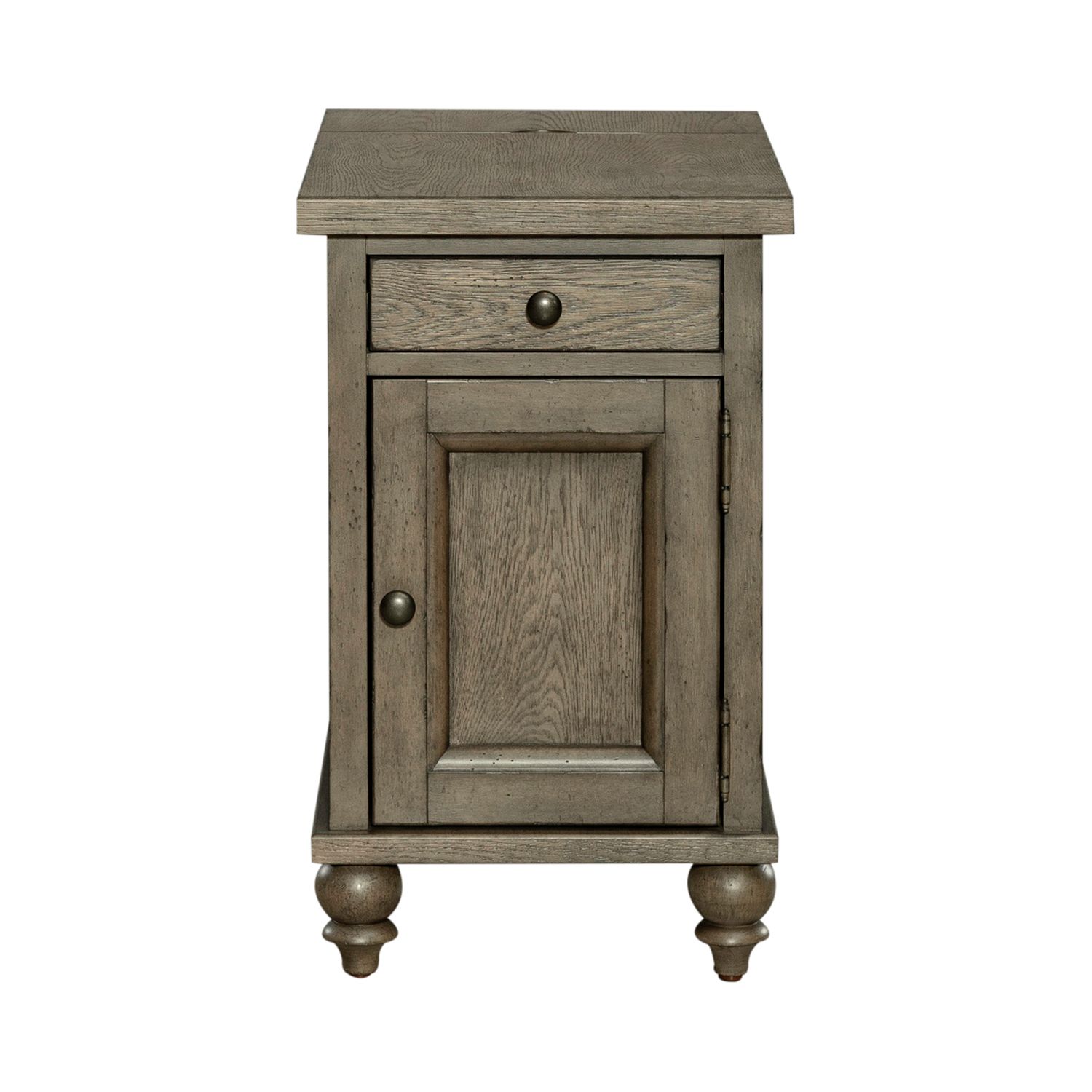 Americana Farmhouse Wood Cocktail Table Set with Shelf