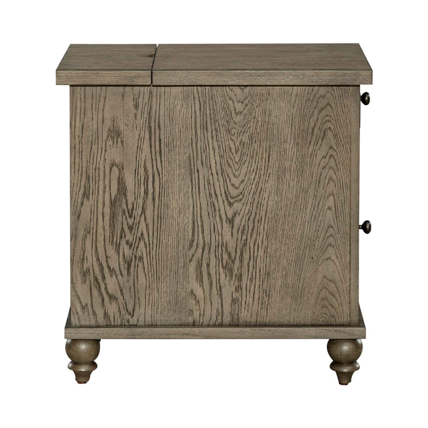 Americana Farmhouse Wood Cocktail Table Set with Shelf