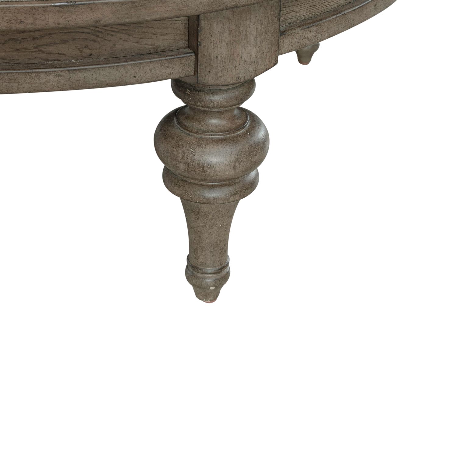 Americana Farmhouse Wood Cocktail Table Set with Shelf