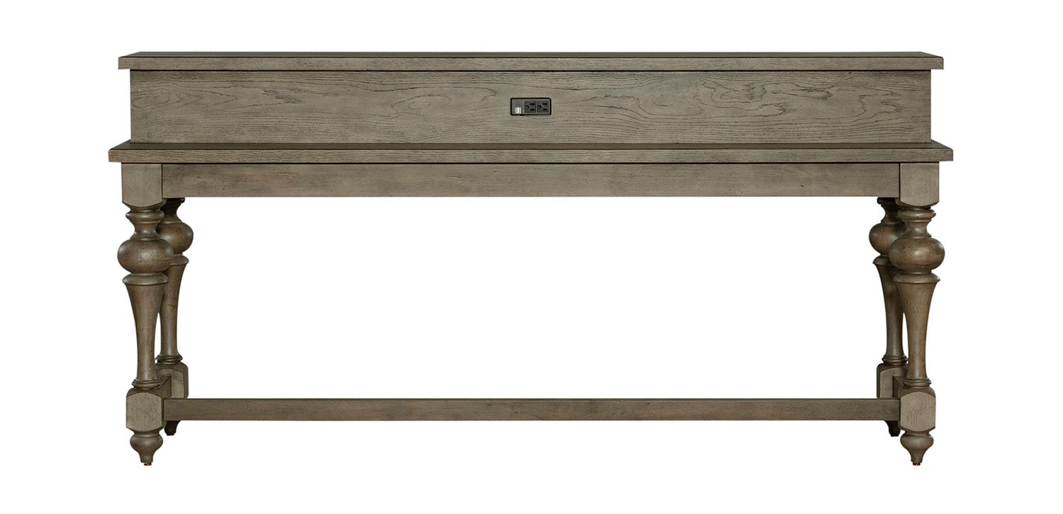 Americana Farmhouse Wood Cocktail Table Set with Shelf