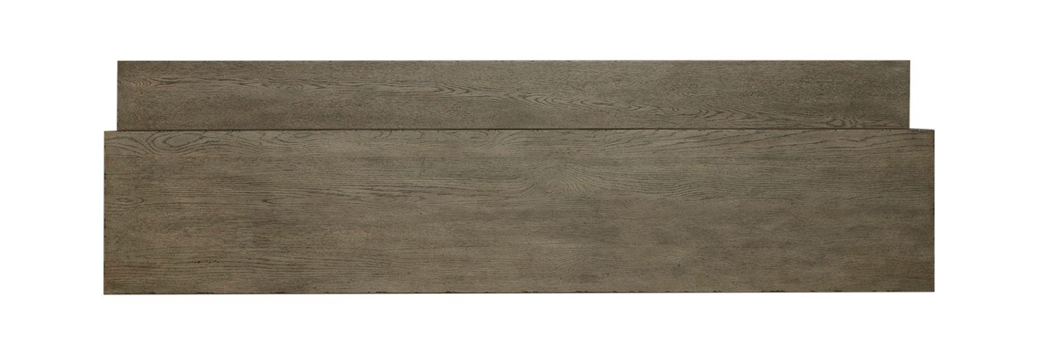 Americana Farmhouse Rectangular Wood Console Bar Table w/Charging Station