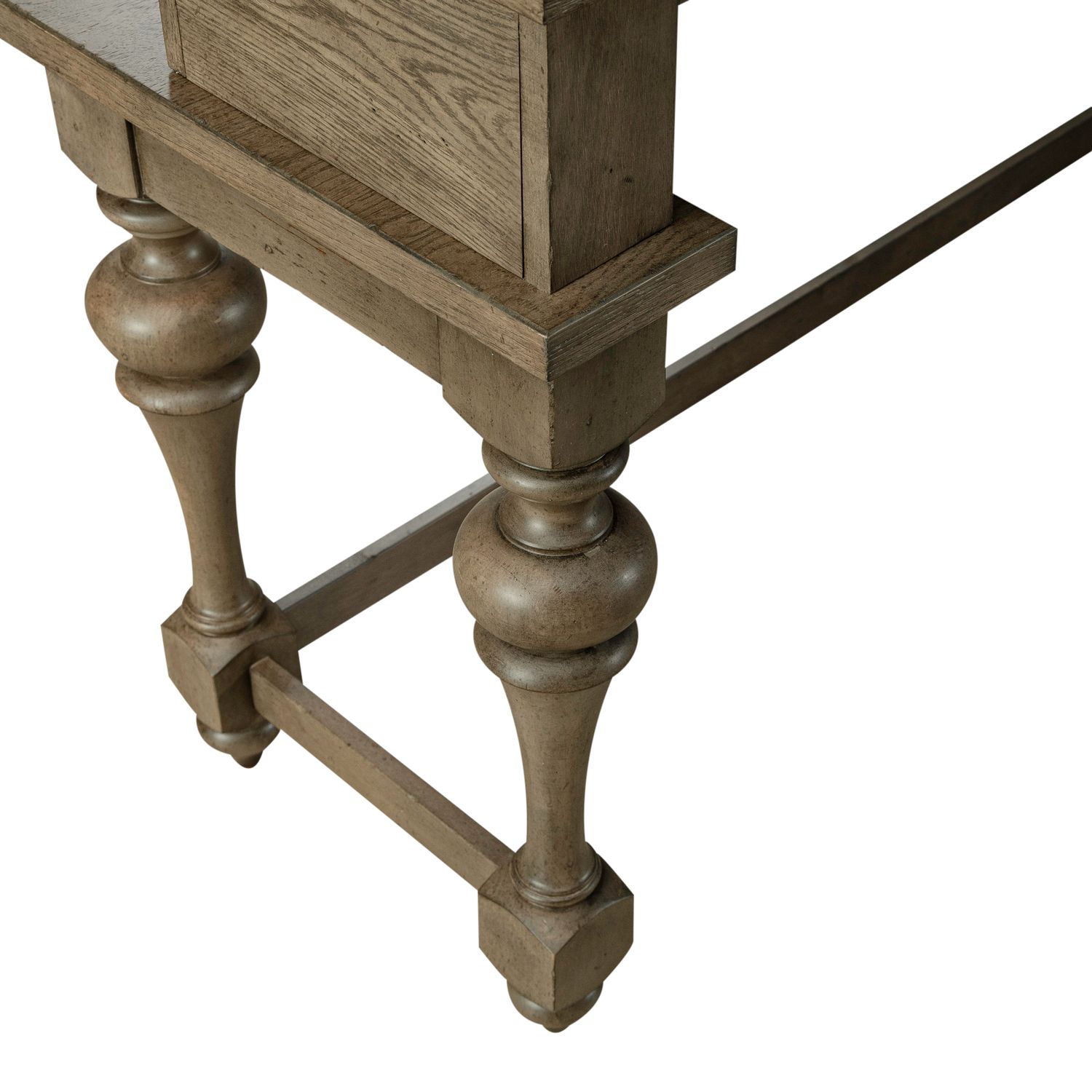Americana Farmhouse Wood Cocktail Table Set with Shelf