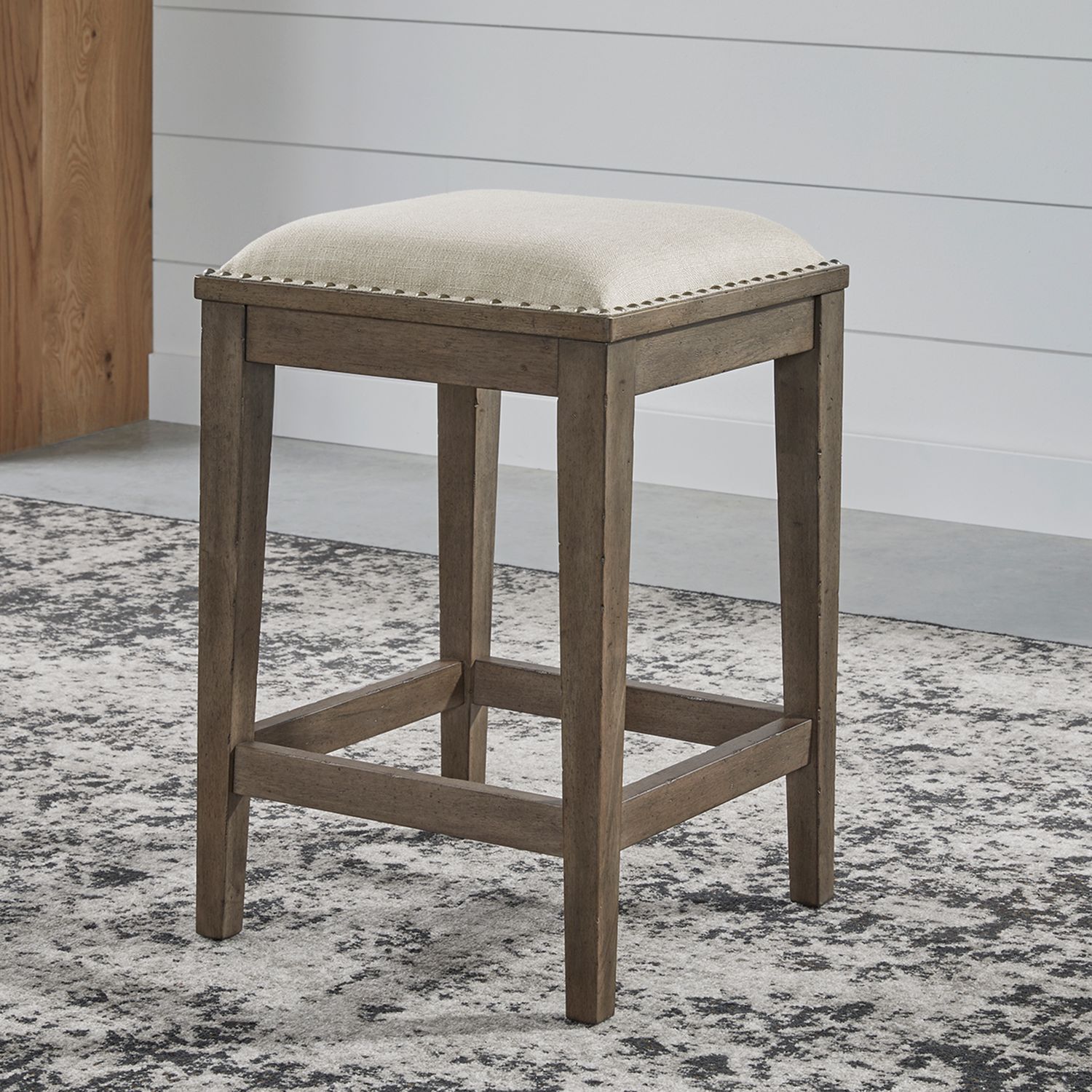 Americana Farmhouse Wood Cocktail Table Set with Shelf