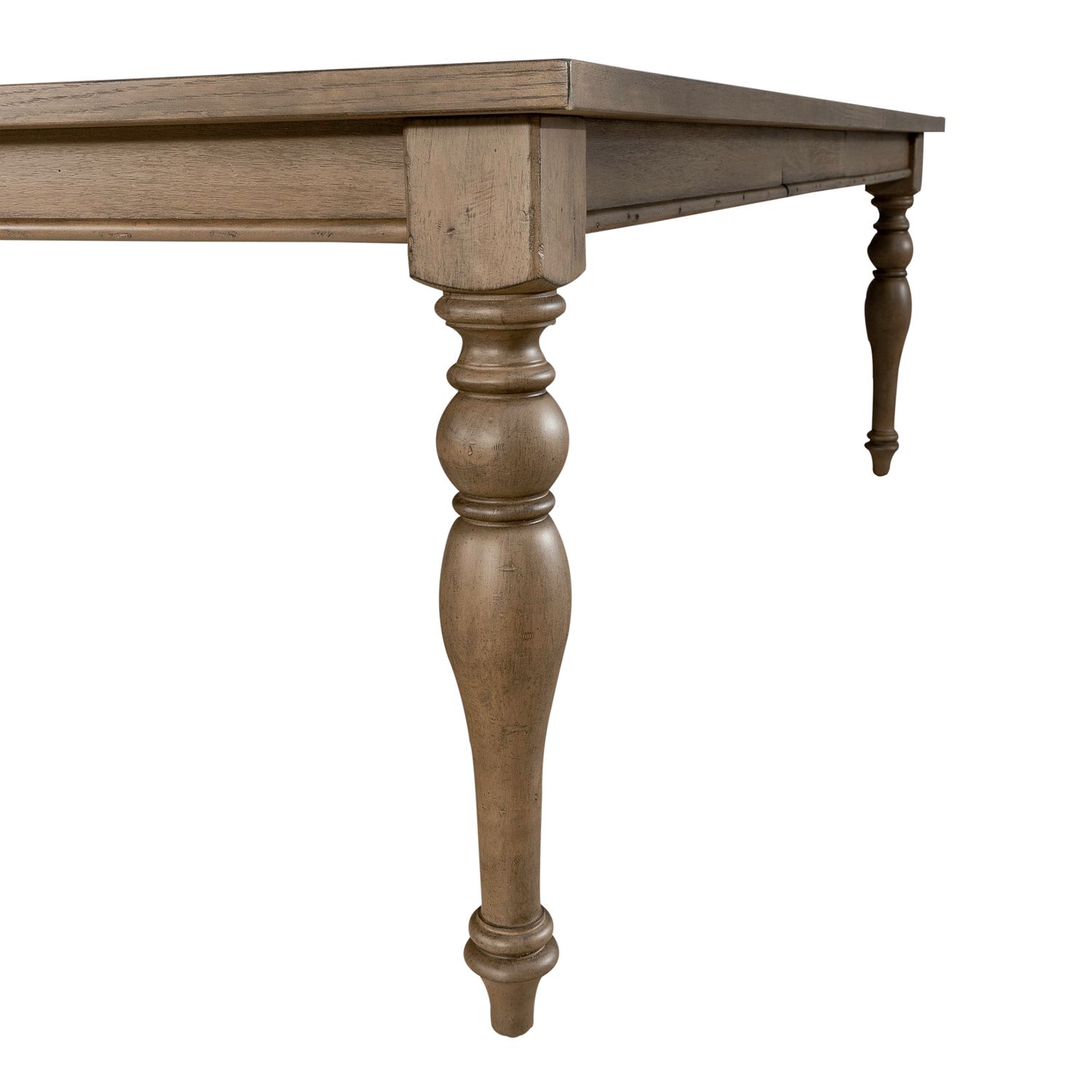 Americana Farmhouse Wood Extendable Dining Set | Dusty Taupe