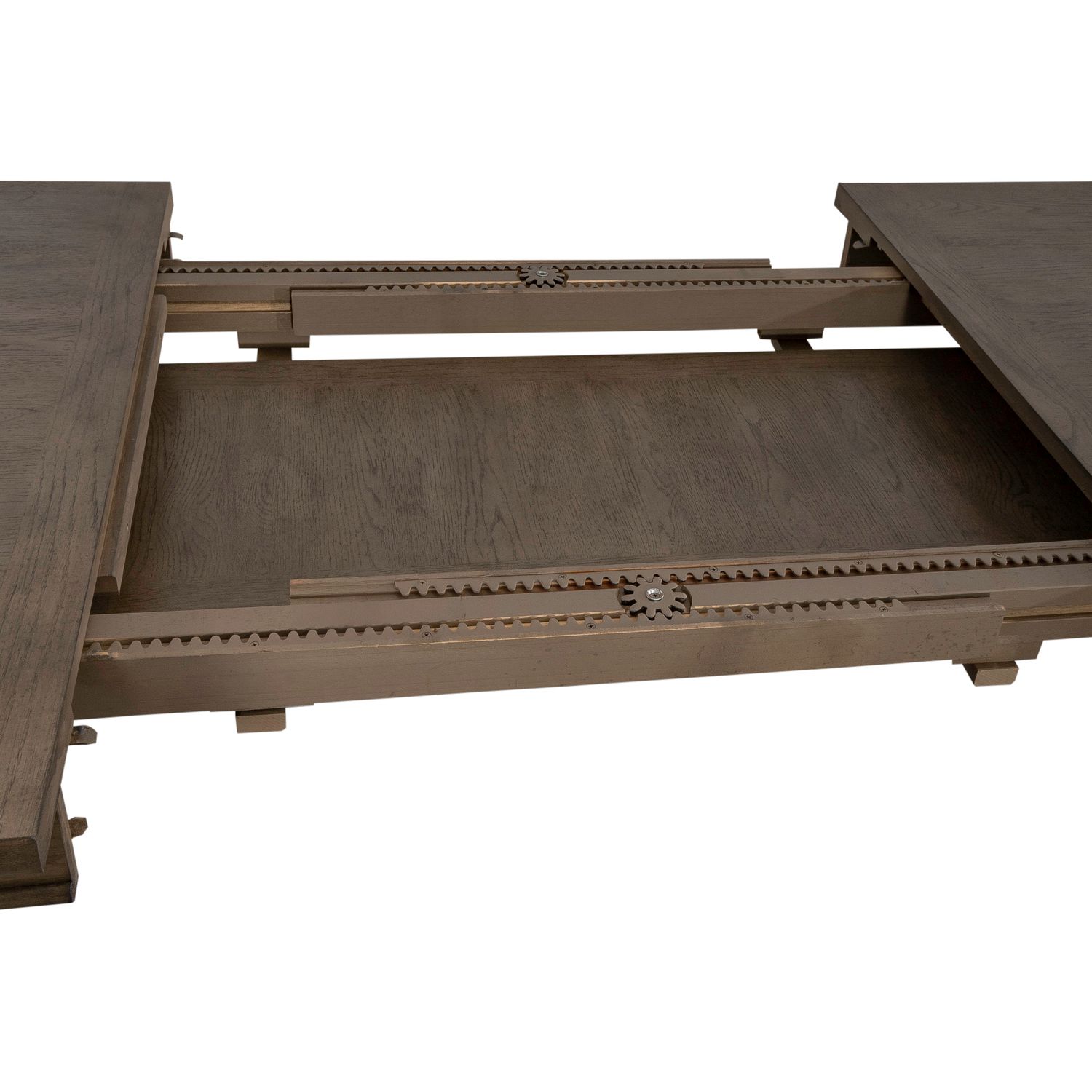 Americana Farmhouse Rectangular Wood Extendable Dining Table