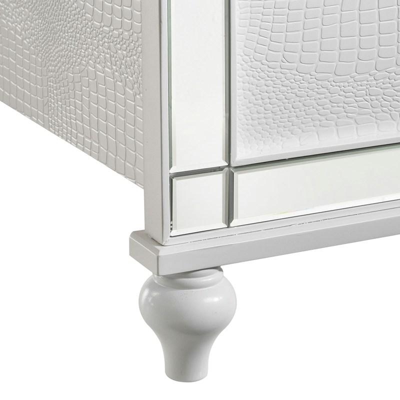 SM Valentino Tufted LED Panel Bed