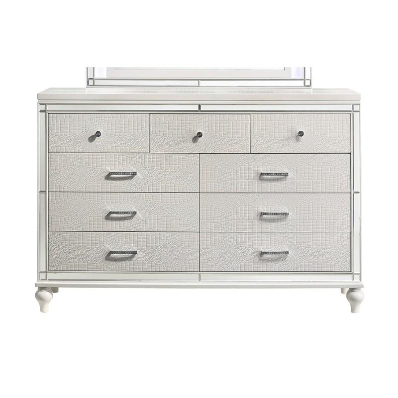 SM Valentino Tufted LED Panel Bedroom Set